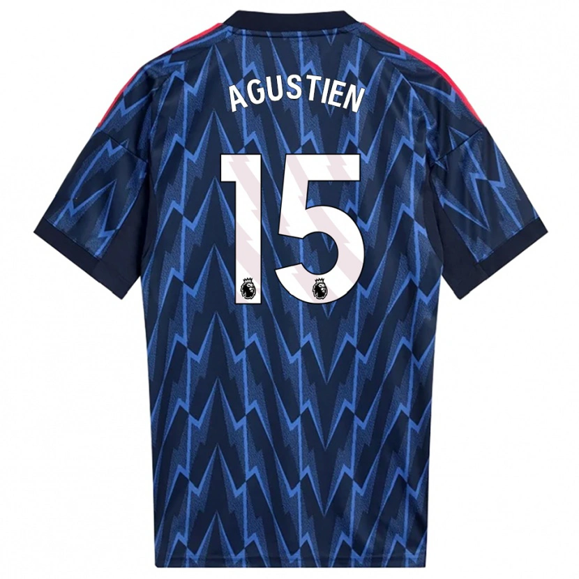 Danxen Damen Demiane Agustien #15 Marine Rot Auswärtstrikot Trikot 2025/26 T-Shirt