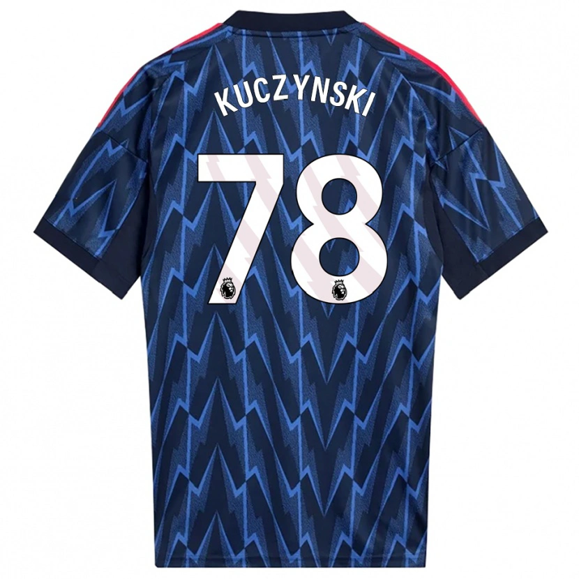 Danxen Damen Max Kuczynski #78 Marine Rot Auswärtstrikot Trikot 2025/26 T-Shirt