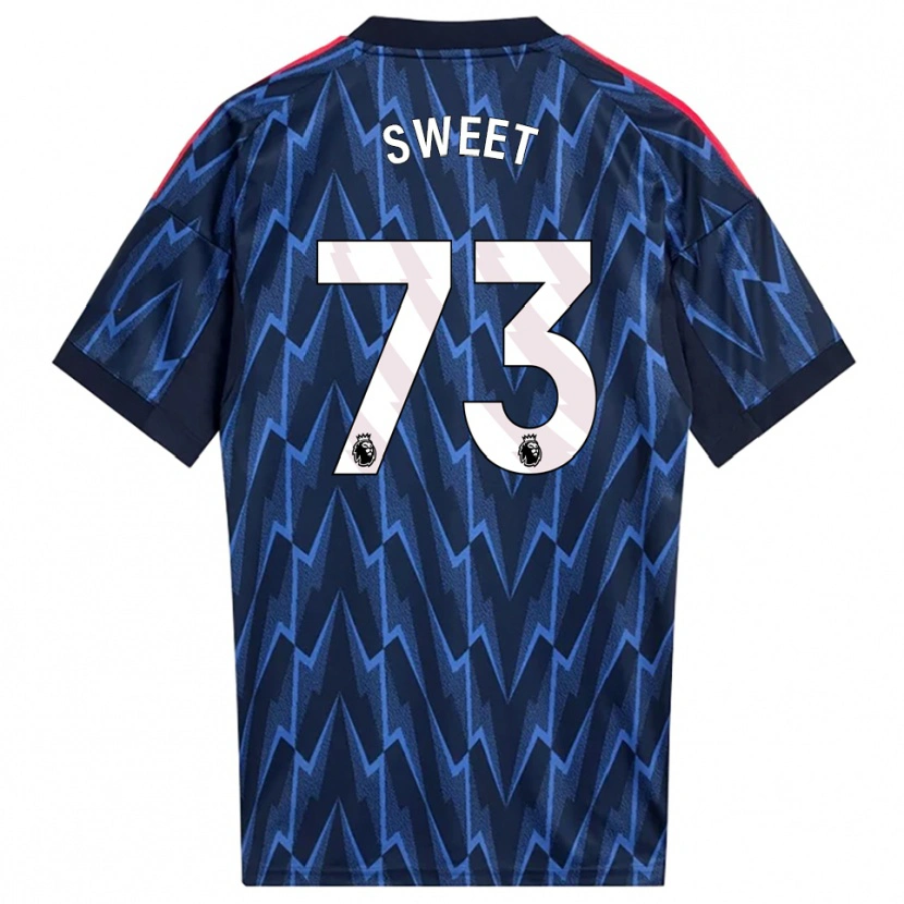 Danxen Damen James Sweet #73 Marine Rot Auswärtstrikot Trikot 2025/26 T-Shirt
