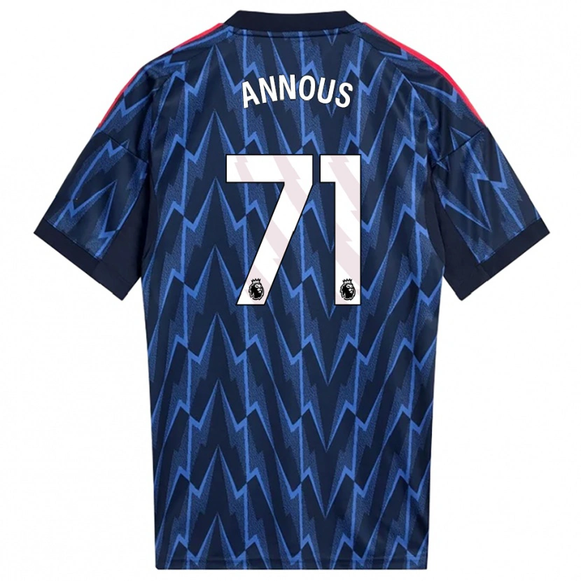 Danxen Damen Andre Harriman-Annous #71 Marine Rot Auswärtstrikot Trikot 2025/26 T-Shirt
