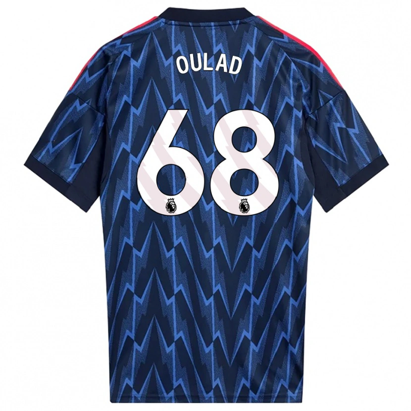 Danxen Damen Salah-Eddine Oulad M'hand #68 Marine Rot Auswärtstrikot Trikot 2025/26 T-Shirt