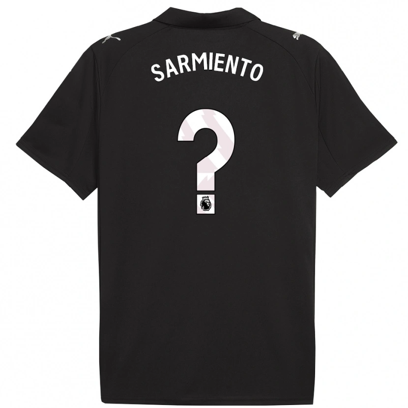 Danxen Damen Darío Sarmiento #0 Schwarz Weiß Auswärtstrikot Trikot 2025/26 T-Shirt
