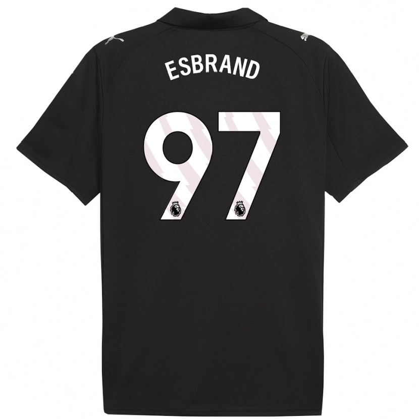 Danxen Damen Josh Wilson-Esbrand #97 Schwarz Weiß Auswärtstrikot Trikot 2025/26 T-Shirt