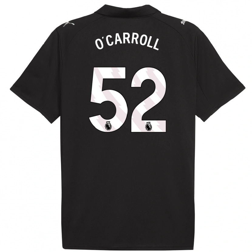 Danxen Damen Eve O'carroll #52 Schwarz Weiß Auswärtstrikot Trikot 2025/26 T-Shirt