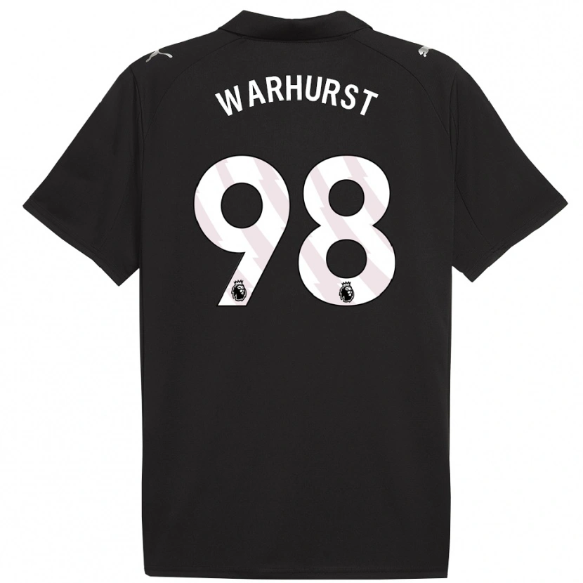 Danxen Damen Matty Warhurst #98 Schwarz Weiß Auswärtstrikot Trikot 2025/26 T-Shirt