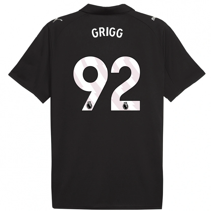 Danxen Damen Finley Grigg #92 Schwarz Weiß Auswärtstrikot Trikot 2025/26 T-Shirt