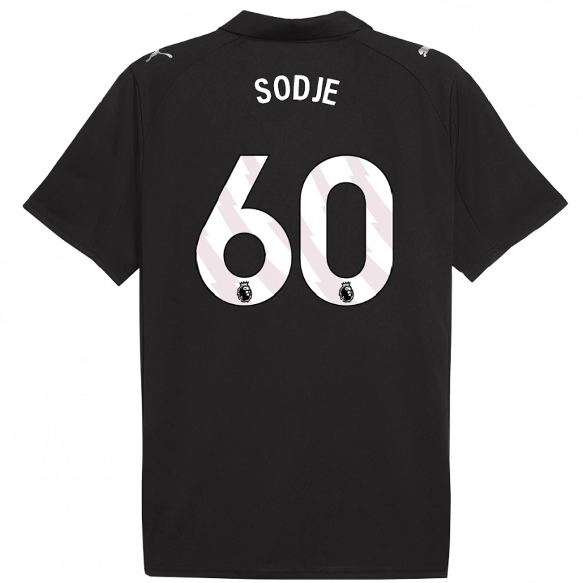 Danxen Damen Tai Sodje #60 Schwarz Weiß Auswärtstrikot Trikot 2025/26 T-Shirt