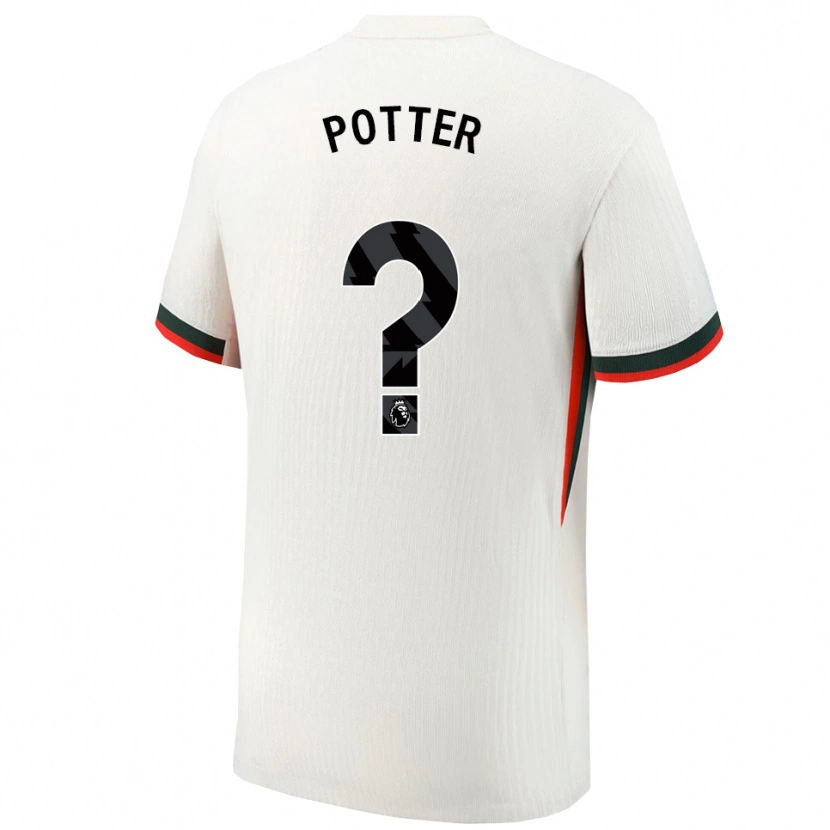 Danxen Damen Lexi Potter #0 Weiß Grün Auswärtstrikot Trikot 2025/26 T-Shirt