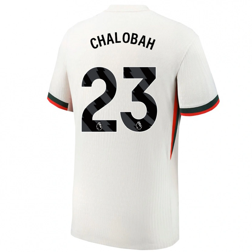 Danxen Damen Trevoh Chalobah #23 Weiß Grün Auswärtstrikot Trikot 2025/26 T-Shirt