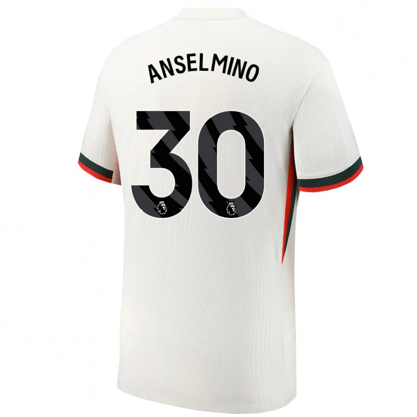 Danxen Damen Aarón Anselmino #30 Weiß Grün Auswärtstrikot Trikot 2025/26 T-Shirt