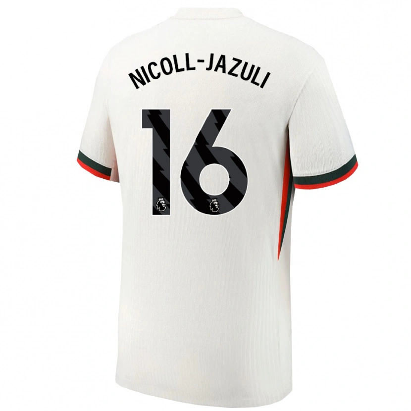 Danxen Damen Mahdi Nicoll-Jazuli #16 Weiß Grün Auswärtstrikot Trikot 2025/26 T-Shirt