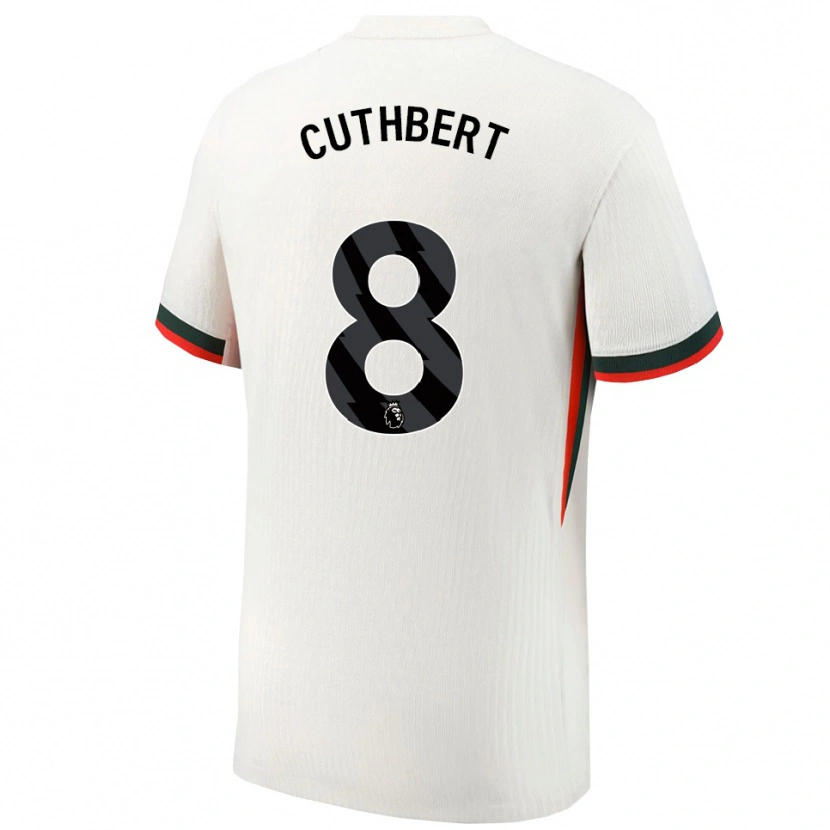 Danxen Damen Erin Cuthbert #8 Weiß Grün Auswärtstrikot Trikot 2025/26 T-Shirt