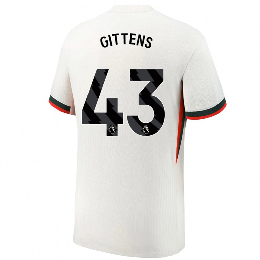 Danxen Damen Jamie Gittens #43 Weiß Grün Auswärtstrikot Trikot 2025/26 T-Shirt
