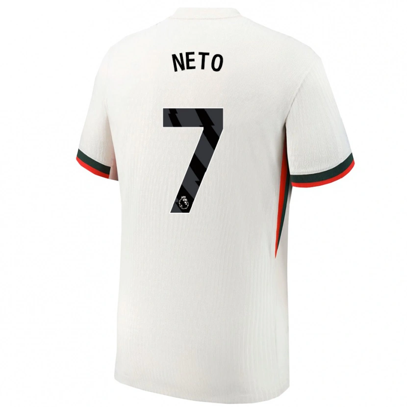 Danxen Damen Pedro Neto #7 Weiß Grün Auswärtstrikot Trikot 2025/26 T-Shirt