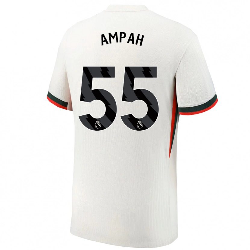 Danxen Damen Ato Ampah #55 Weiß Grün Auswärtstrikot Trikot 2025/26 T-Shirt
