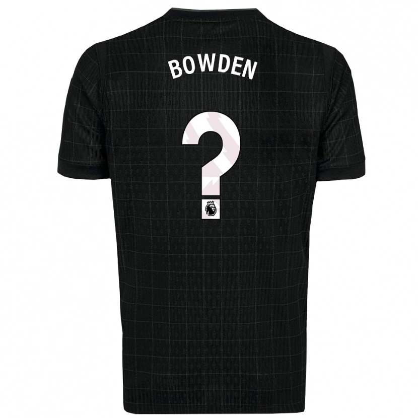 Danxen Damen Jamie Bowden #0 Schwarz Grau Auswärtstrikot Trikot 2025/26 T-Shirt