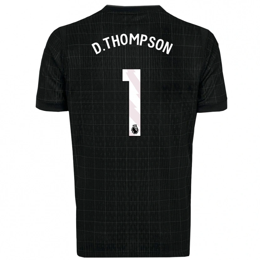 Danxen Damen Dylan Thompson #1 Schwarz Grau Auswärtstrikot Trikot 2025/26 T-Shirt