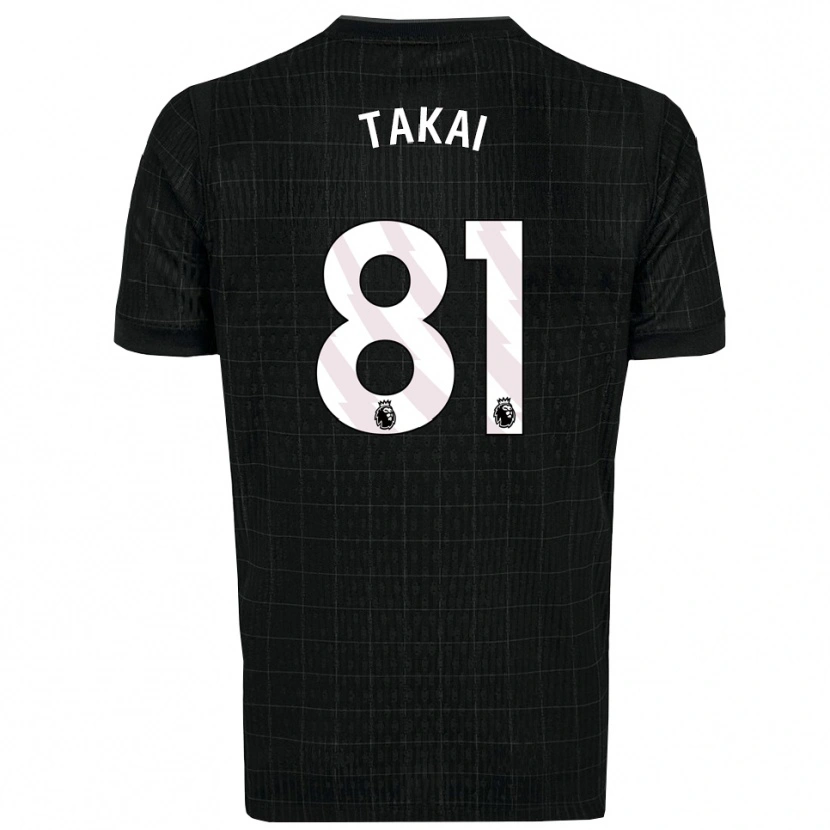 Danxen Damen Kota Takai #81 Schwarz Grau Auswärtstrikot Trikot 2025/26 T-Shirt