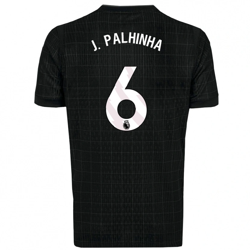 Danxen Damen João Palhinha #6 Schwarz Grau Auswärtstrikot Trikot 2025/26 T-Shirt