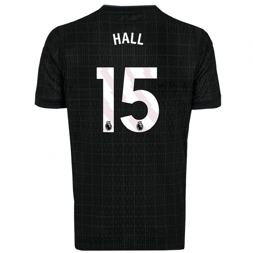 Danxen Damen Tye Hall #15 Schwarz Grau Auswärtstrikot Trikot 2025/26 T-Shirt