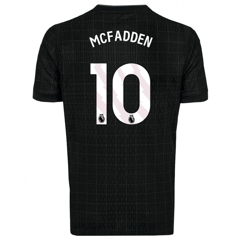 Danxen Damen Max Mcfadden #10 Schwarz Grau Auswärtstrikot Trikot 2025/26 T-Shirt
