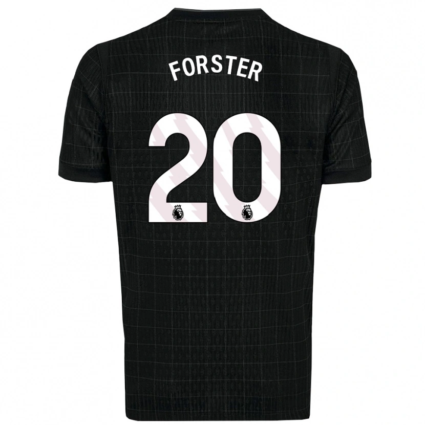 Danxen Damen Fraser Forster #20 Schwarz Grau Auswärtstrikot Trikot 2025/26 T-Shirt