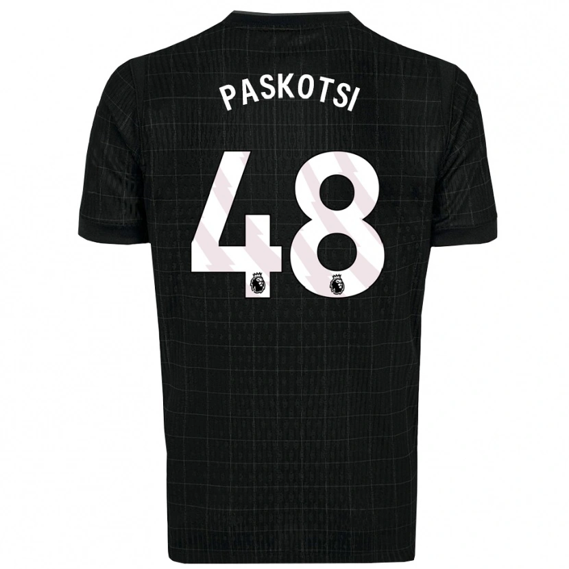 Danxen Damen Maksim Paskotsi #48 Schwarz Grau Auswärtstrikot Trikot 2025/26 T-Shirt
