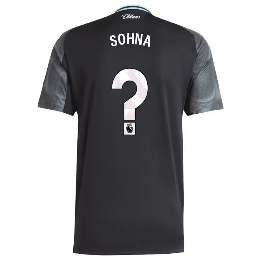 Danxen Damen Myles Sohna #0 Schwarz Himmelblau Auswärtstrikot Trikot 2025/26 T-Shirt