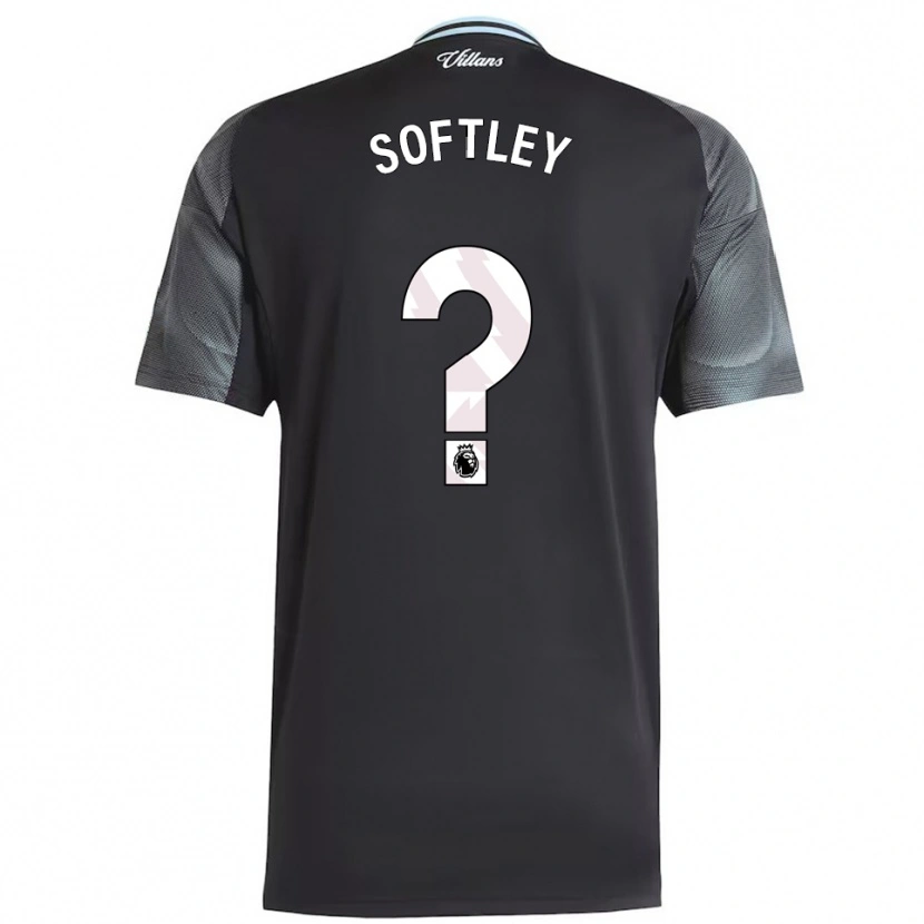 Danxen Damen Luke Softley #0 Schwarz Himmelblau Auswärtstrikot Trikot 2025/26 T-Shirt