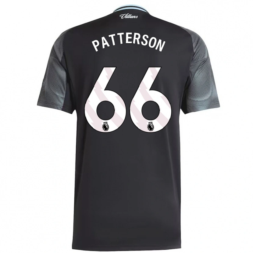 Danxen Damen Travis Patterson #66 Schwarz Himmelblau Auswärtstrikot Trikot 2025/26 T-Shirt