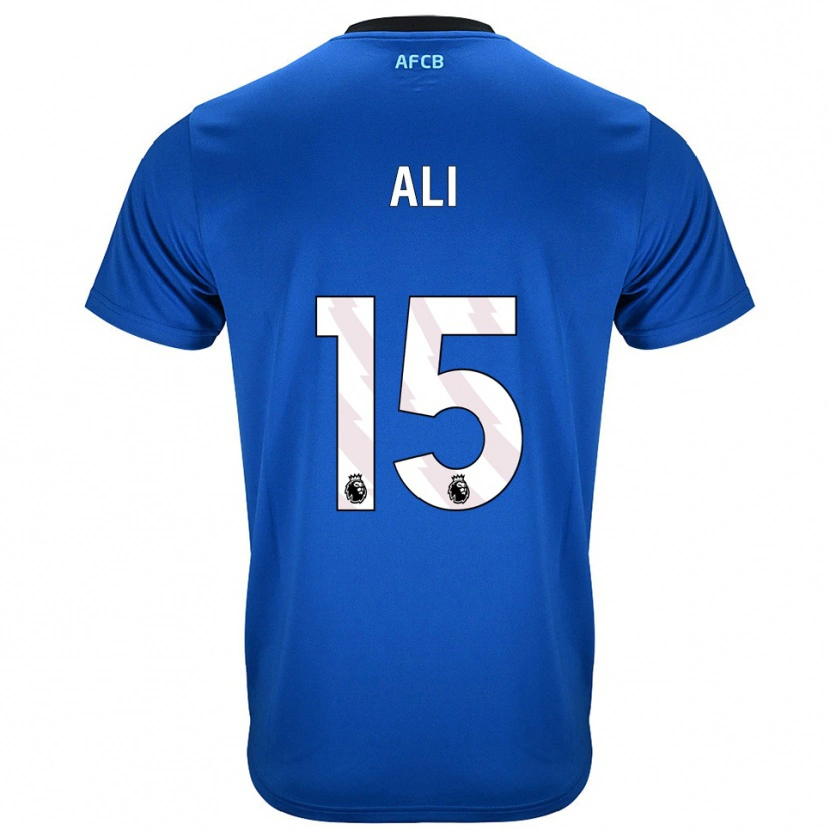 Danxen Damen Ameer Ali #15 Blau Schwarz Auswärtstrikot Trikot 2025/26 T-Shirt