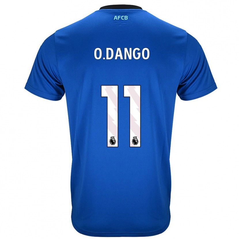 Danxen Damen Dango Ouattara #11 Blau Schwarz Auswärtstrikot Trikot 2025/26 T-Shirt