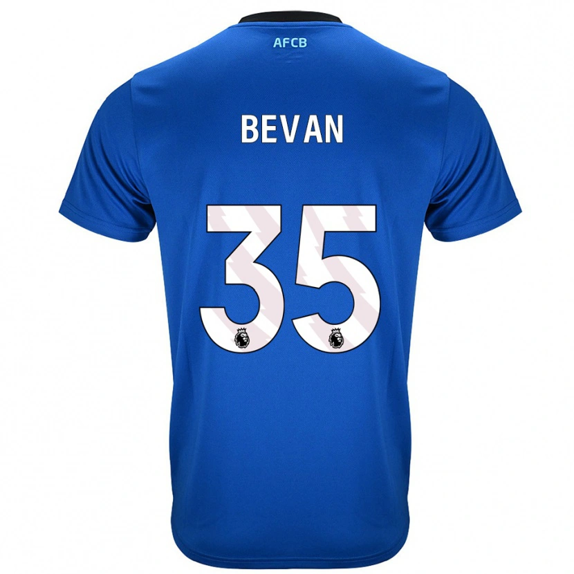 Danxen Damen Owen Bevan #35 Blau Schwarz Auswärtstrikot Trikot 2025/26 T-Shirt