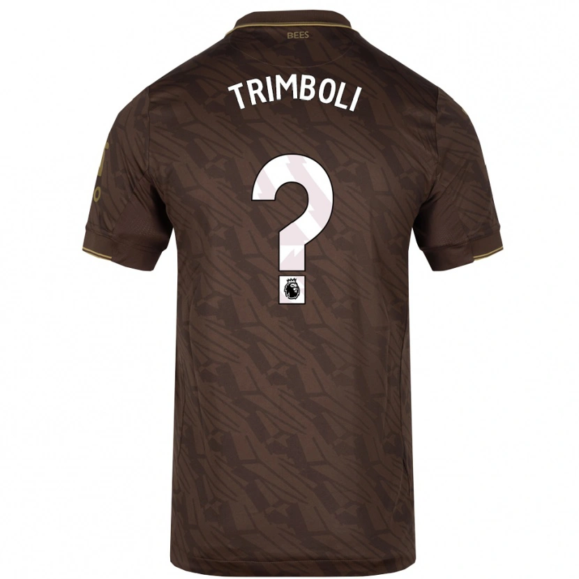 Danxen Damen Archie Trimboli #0 Braun Gold Auswärtstrikot Trikot 2025/26 T-Shirt