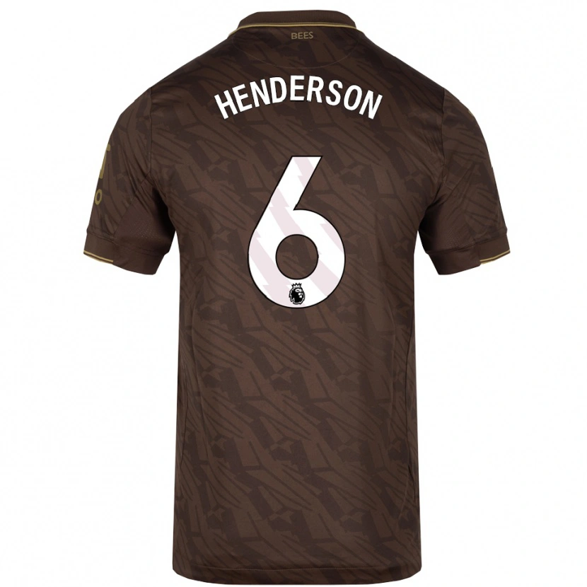 Danxen Damen Jordan Henderson #6 Braun Gold Auswärtstrikot Trikot 2025/26 T-Shirt