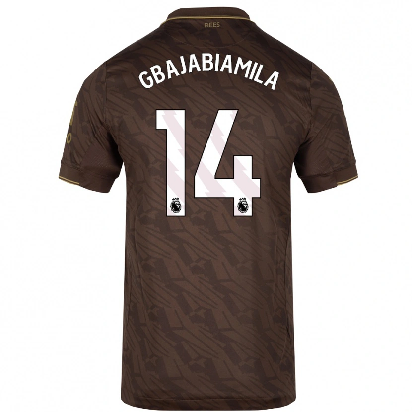 Danxen Damen Habeebat Gbajabiamila #14 Braun Gold Auswärtstrikot Trikot 2025/26 T-Shirt