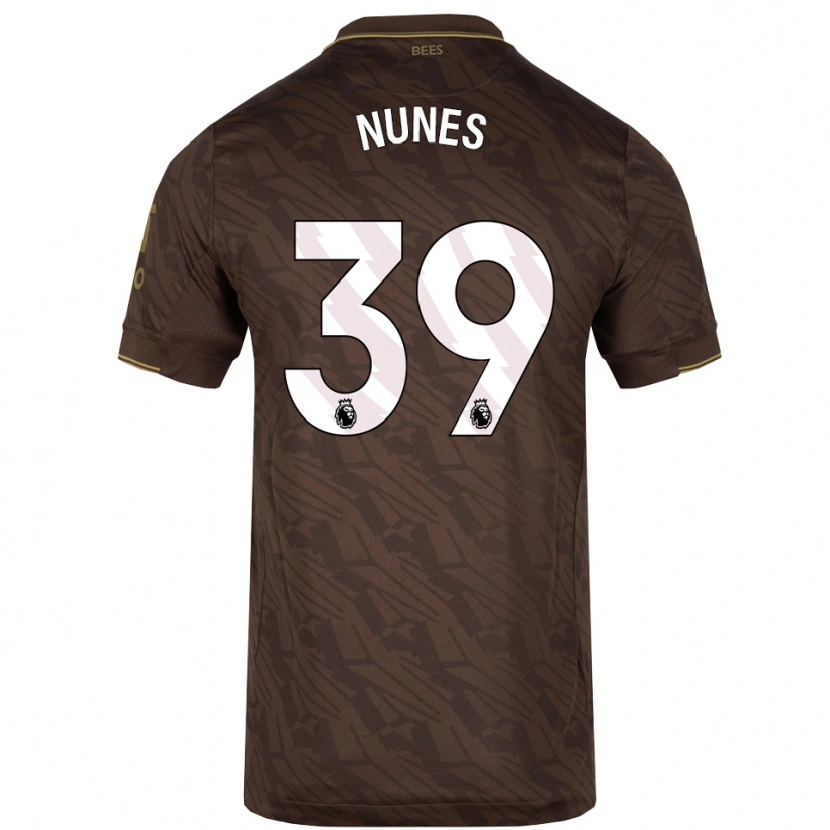 Danxen Damen Gustavo Nunes #39 Braun Gold Auswärtstrikot Trikot 2025/26 T-Shirt