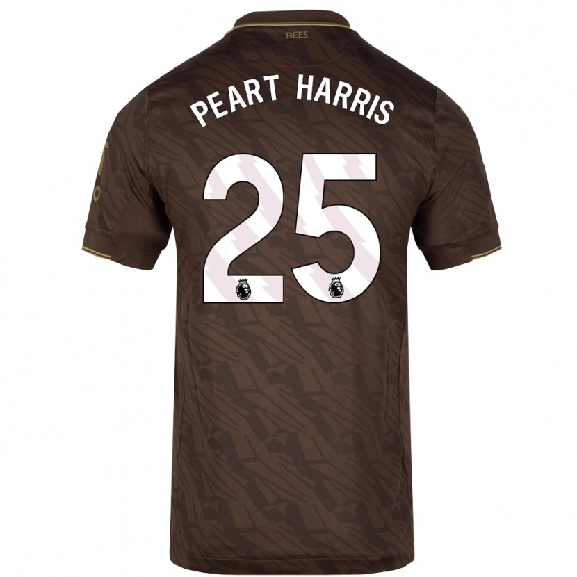 Danxen Damen Myles Peart-Harris #25 Braun Gold Auswärtstrikot Trikot 2025/26 T-Shirt