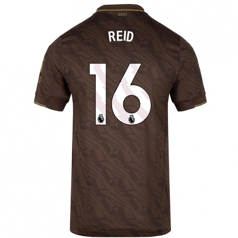 Danxen Damen Jodie Reid #16 Braun Gold Auswärtstrikot Trikot 2025/26 T-Shirt