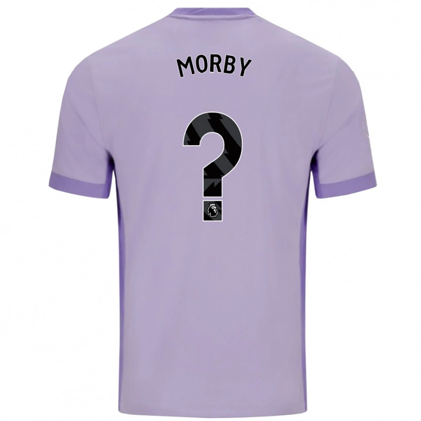 Danxen Damen Jackson Morby #0 Taro Lila Weiß Auswärtstrikot Trikot 2025/26 T-Shirt