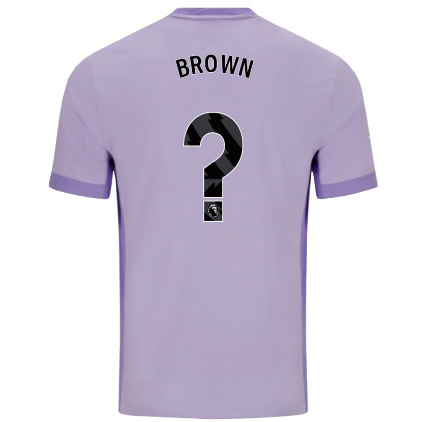 Danxen Damen Harrison Brown #0 Taro Lila Weiß Auswärtstrikot Trikot 2025/26 T-Shirt