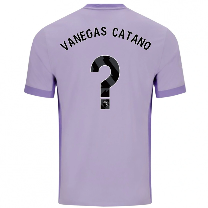 Danxen Damen Manuela Vanegas Catano #0 Taro Lila Weiß Auswärtstrikot Trikot 2025/26 T-Shirt