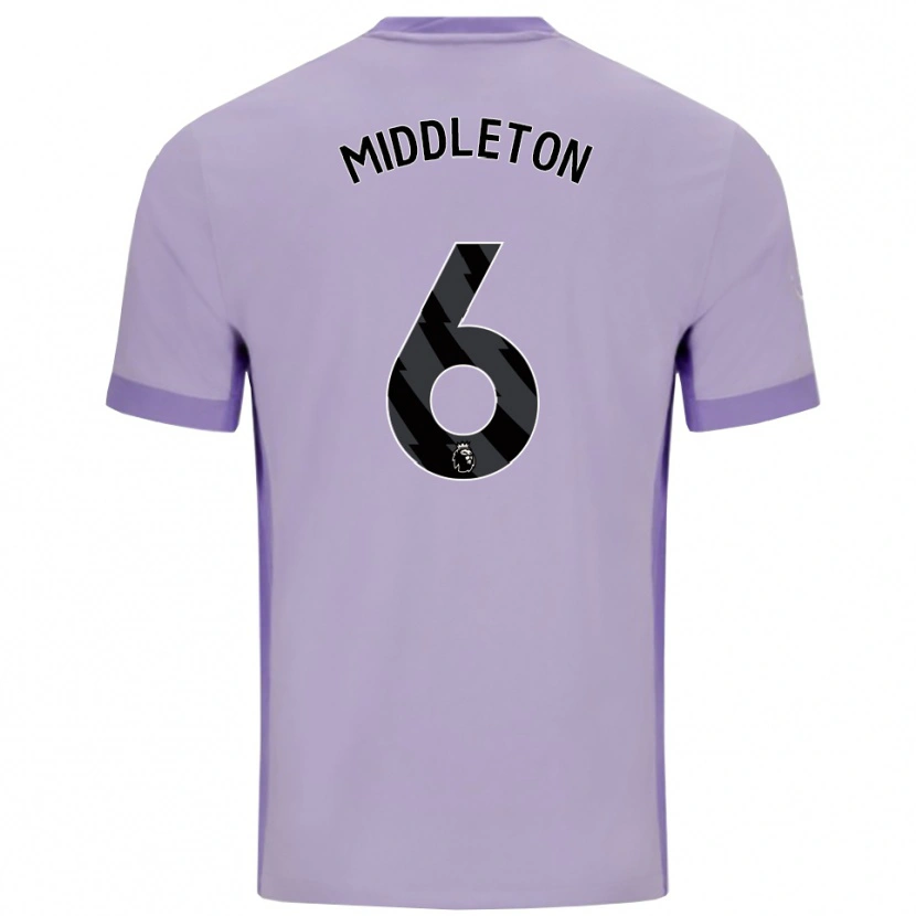 Danxen Damen Jesse Middleton #6 Taro Lila Weiß Auswärtstrikot Trikot 2025/26 T-Shirt