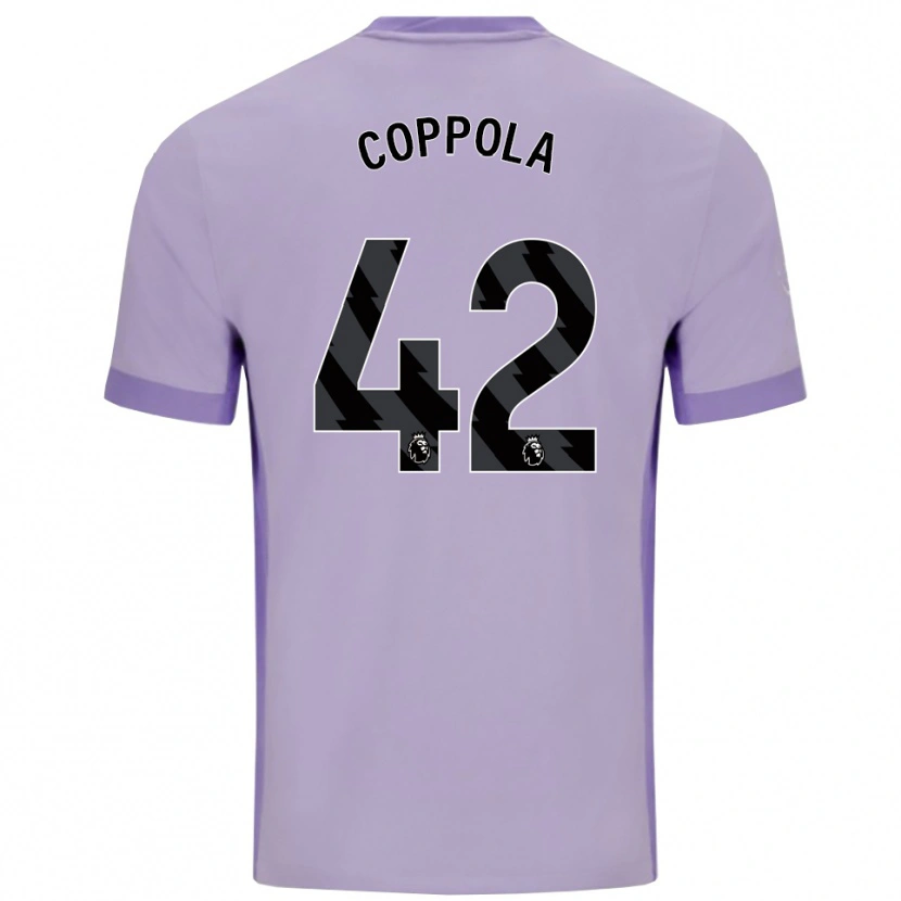 Danxen Damen Diego Coppola #42 Taro Lila Weiß Auswärtstrikot Trikot 2025/26 T-Shirt