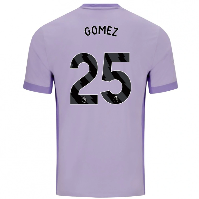 Danxen Damen Diego Gómez #25 Taro Lila Weiß Auswärtstrikot Trikot 2025/26 T-Shirt