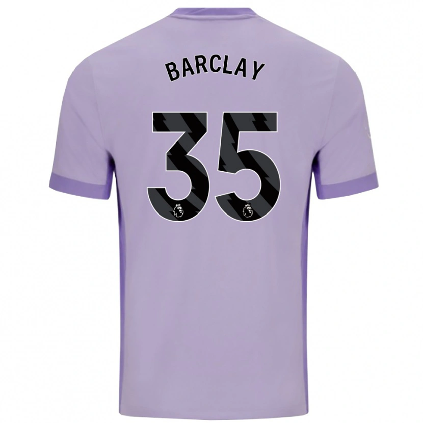 Danxen Damen Ben Barclay #35 Taro Lila Weiß Auswärtstrikot Trikot 2025/26 T-Shirt