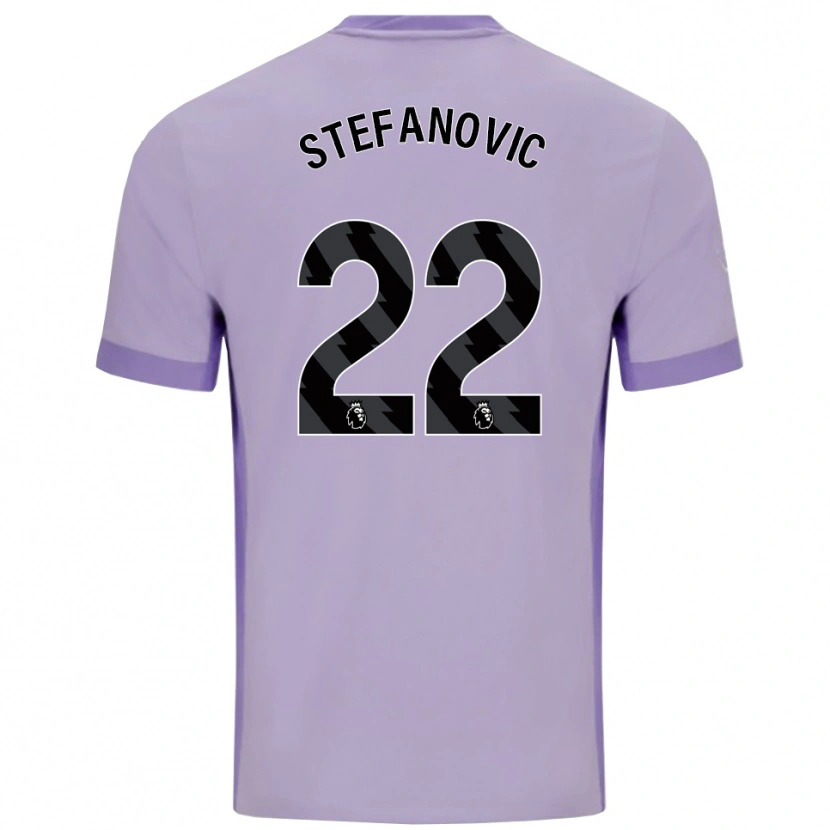 Danxen Damen Dejana Stefanović #22 Taro Lila Weiß Auswärtstrikot Trikot 2025/26 T-Shirt