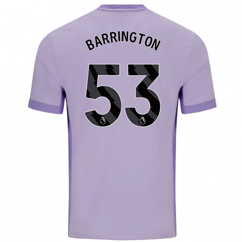 Danxen Damen Luca Barrington #53 Taro Lila Weiß Auswärtstrikot Trikot 2025/26 T-Shirt
