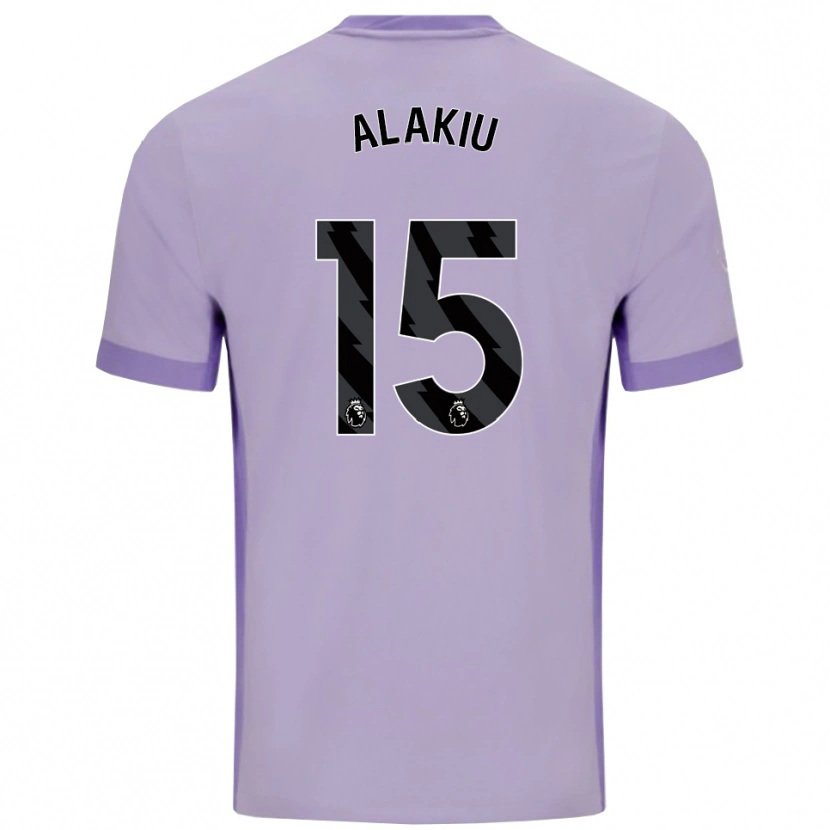 Danxen Damen Isaiah Alakiu #15 Taro Lila Weiß Auswärtstrikot Trikot 2025/26 T-Shirt