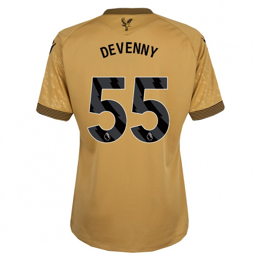 Danxen Damen Justin Devenny #55 Gold Schwarz Auswärtstrikot Trikot 2025/26 T-Shirt